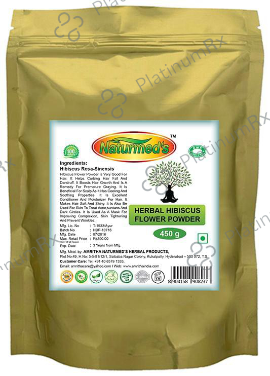 Naturmed's Herbal Hibiscus Flower Powder 450 gm