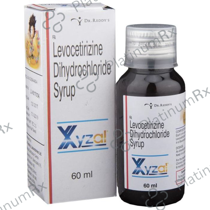 Xyzal 2.5mg Syrup 60ml