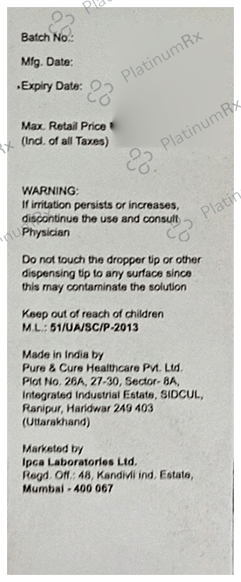 Retentio 3mg Eye Solution 10ml