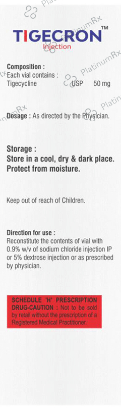 Tigecron 50mg Injection
