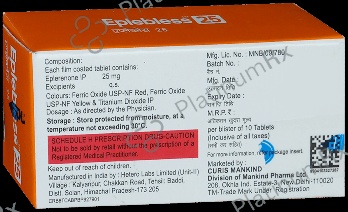 Eplebless 25mg Tablet 10s