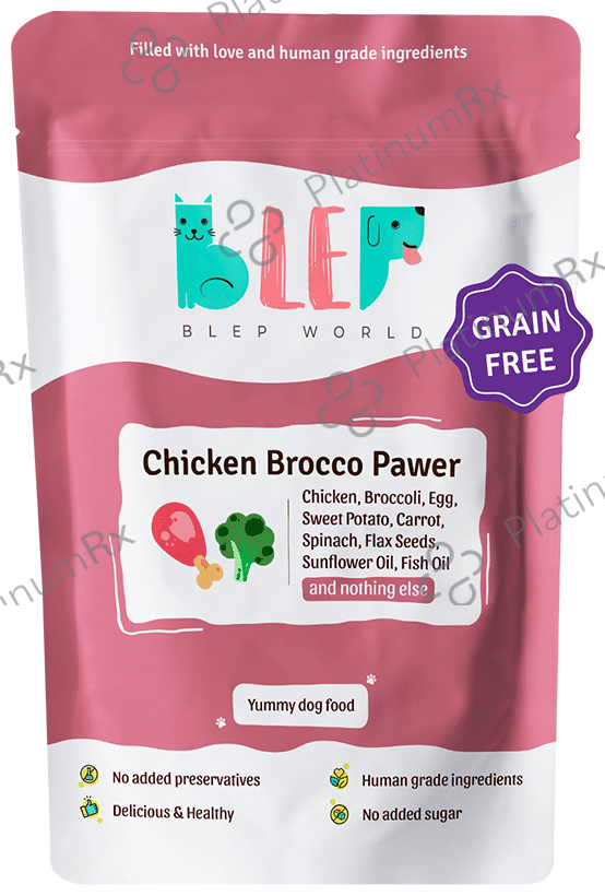 Blep World Chicken Brocco Pawer Wet Dog Food (300gm Each) 1 Pack