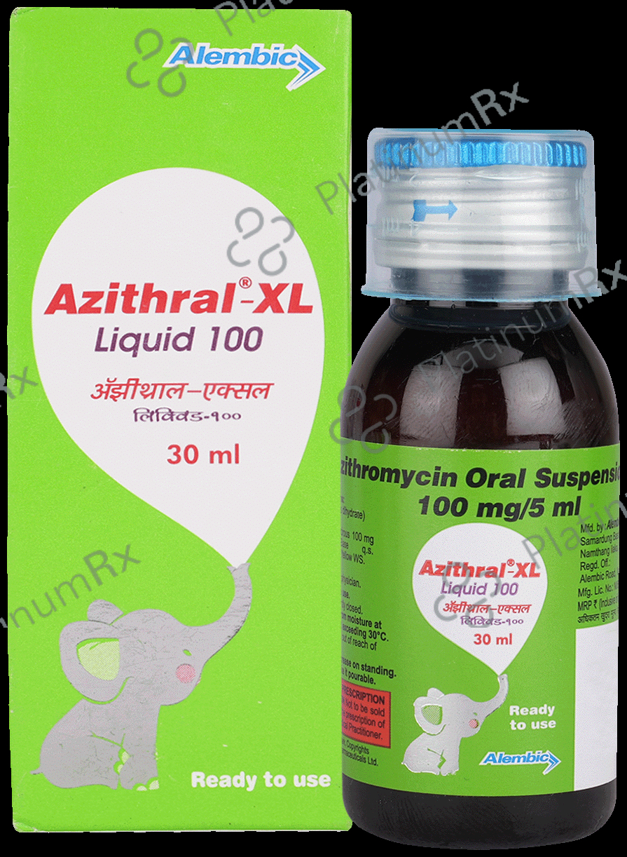Azithral XL 100mg Liquid 30ml