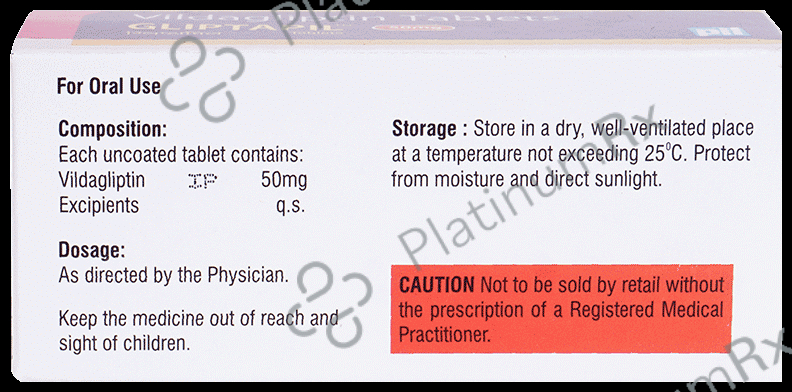Gliptapil 50mg Tablet