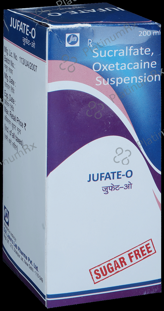 Jufate O 1000 mg/20 mg Suspension Sugar Free