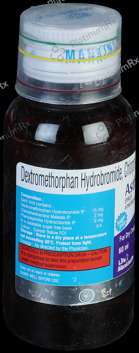 Asthakind-DX Syrup Sugar Free 60 Syrup
