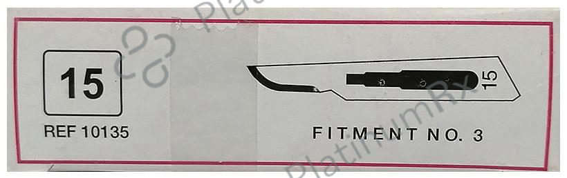 Kehr Surgeon Sterile Surgical Blades Size 15