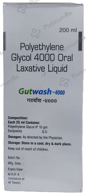 Gutwash 10mg Oral Laxative Liquid 200ml