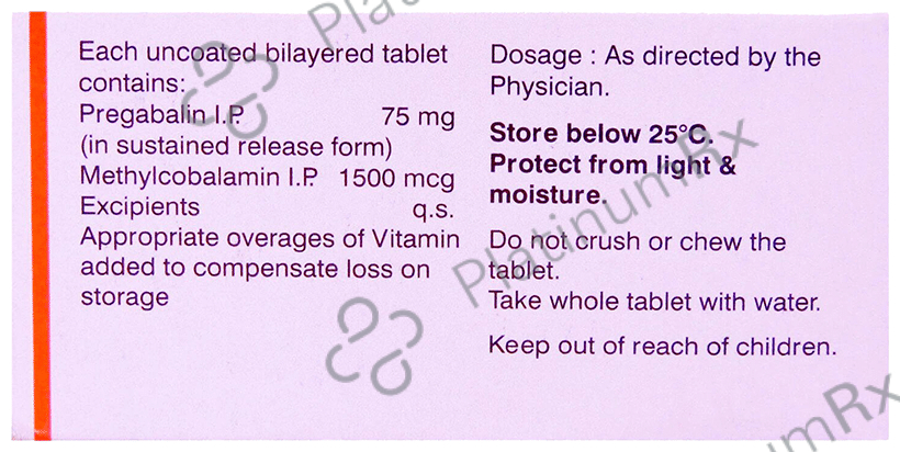 Pregadoc M - SR 75 Tablet