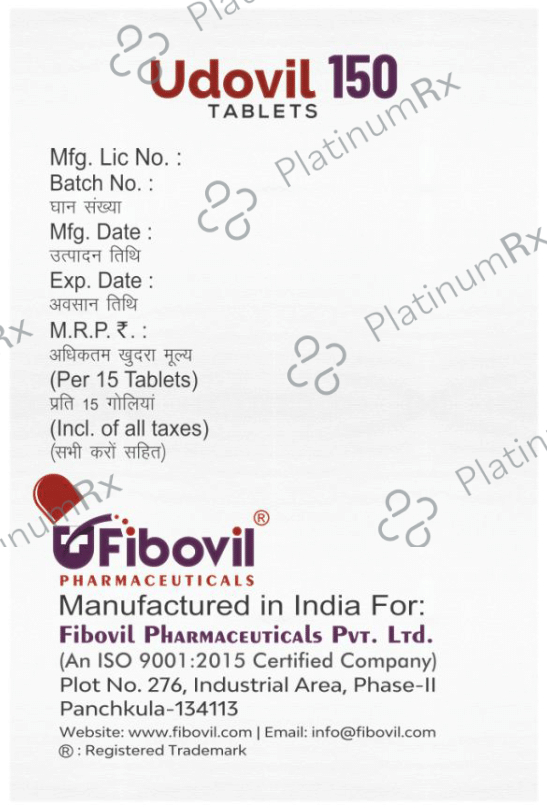 Udovil 150mg Tablet