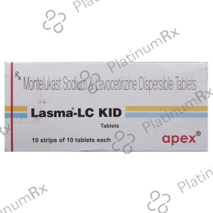 Lasma LC Kid 2.5/4mg Tablet 10s