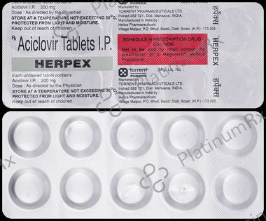Herpex 200mg Tablet