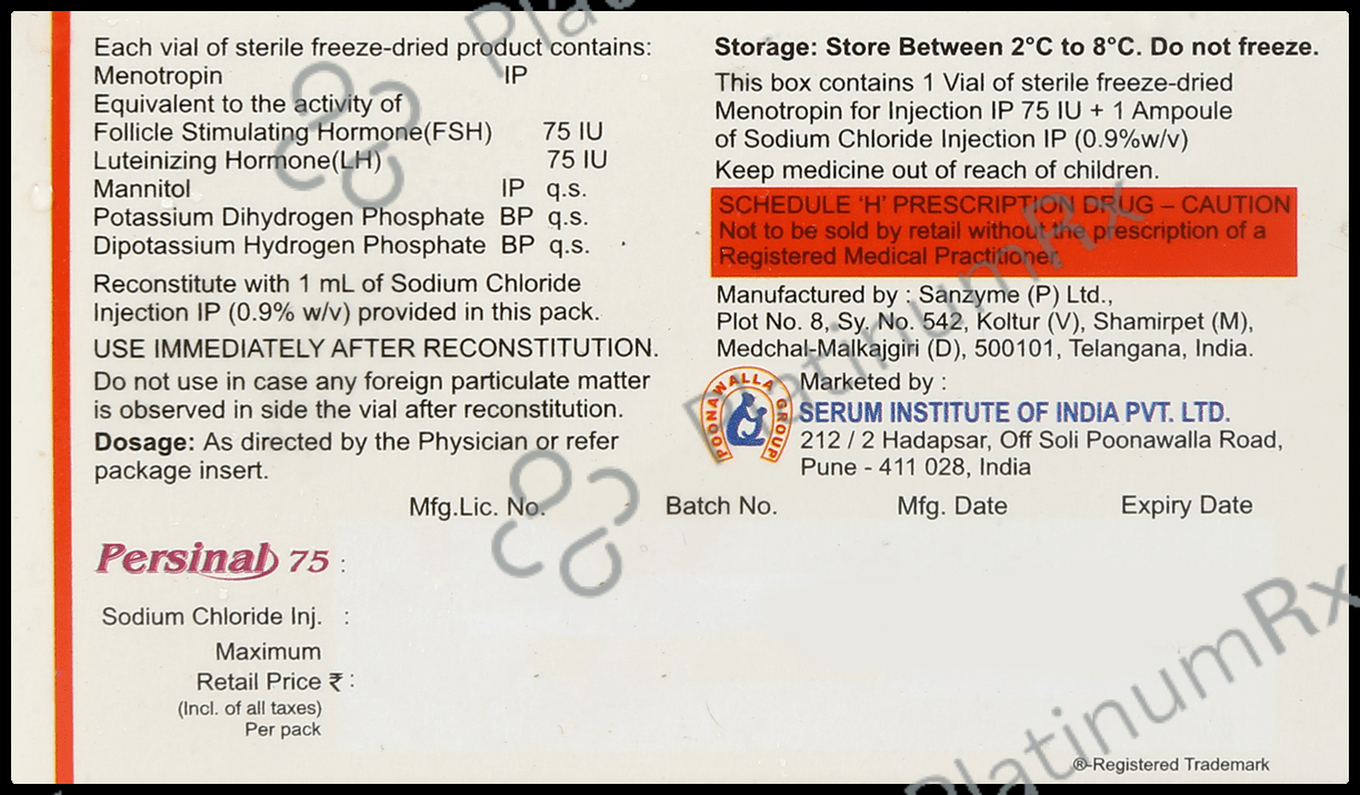 Persinal 75IU Injection