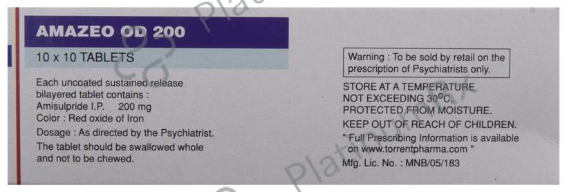Amazeo OD SR 200mg Tablet 10s