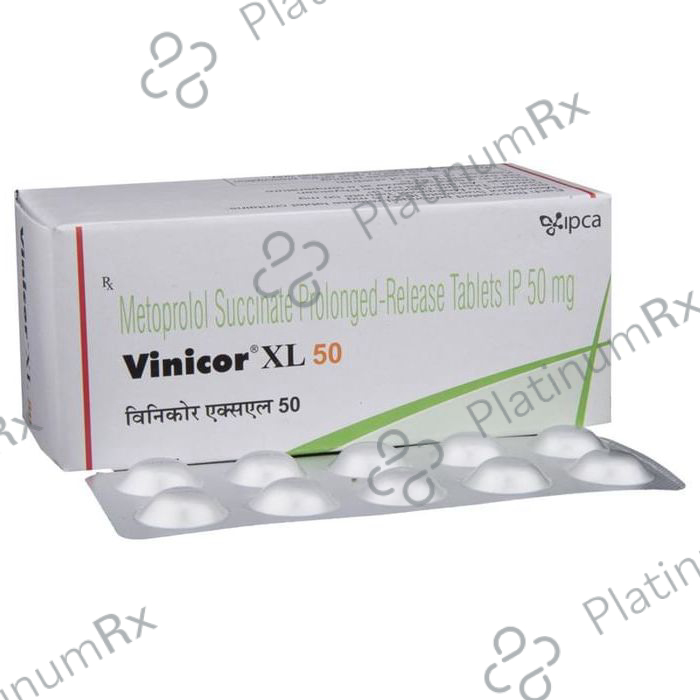 Vinicor XL 50mg Tablet 10s