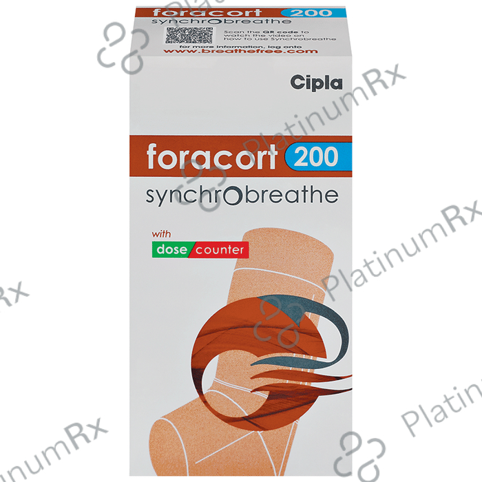 Foracort 200/6mcg Synchrobreathe Inhaler 120MDI