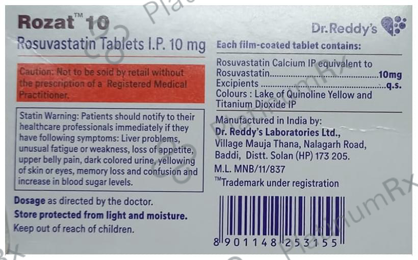 Rozat 10mg Tablet 15s