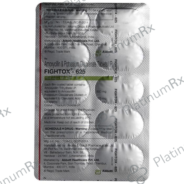 Fightox 625 Tablet