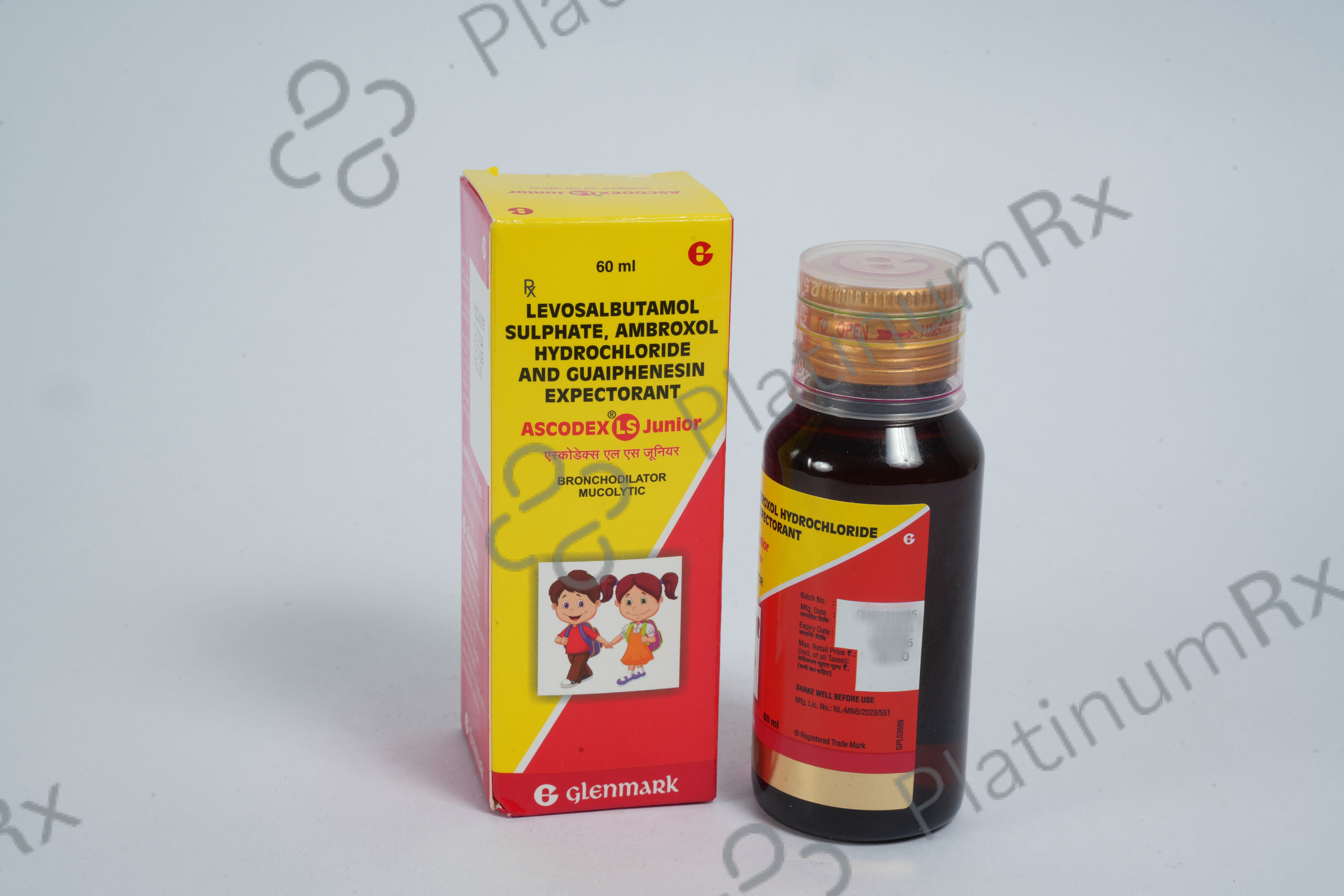 Ascodex LS 15/50/0.5mg Junior Syrup 60ml