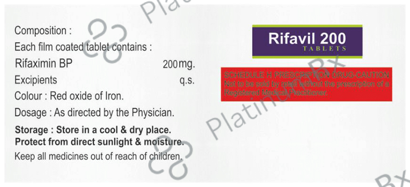 Rifavil 200mg Tablet