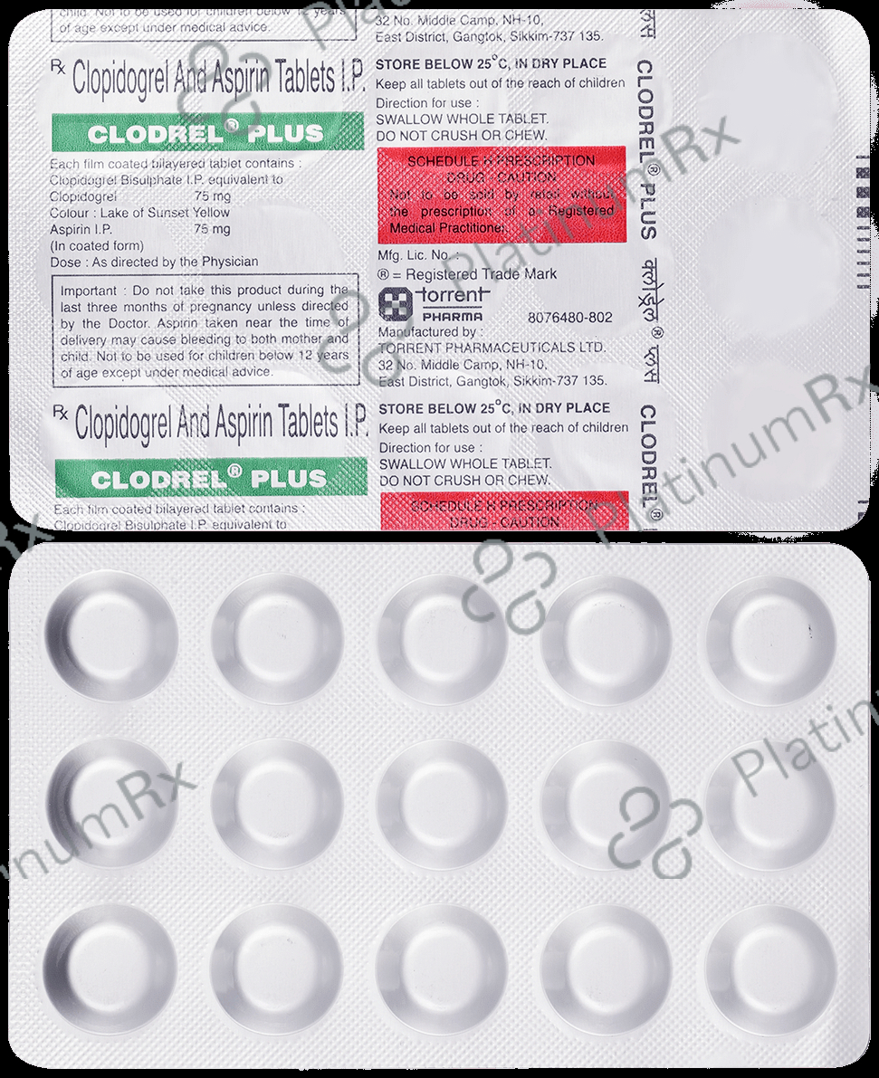Clodrel Plus Tablet 15 Tablet