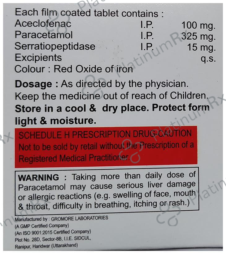 Aceloz-SP Tablet