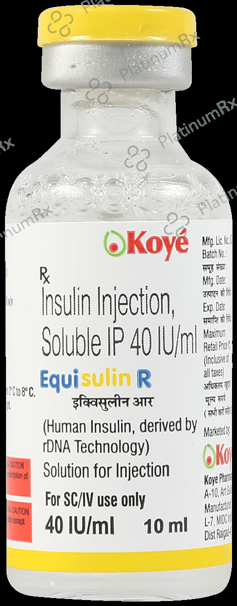 Equisulin R (40 IU/ml) (1*10ml Vial)