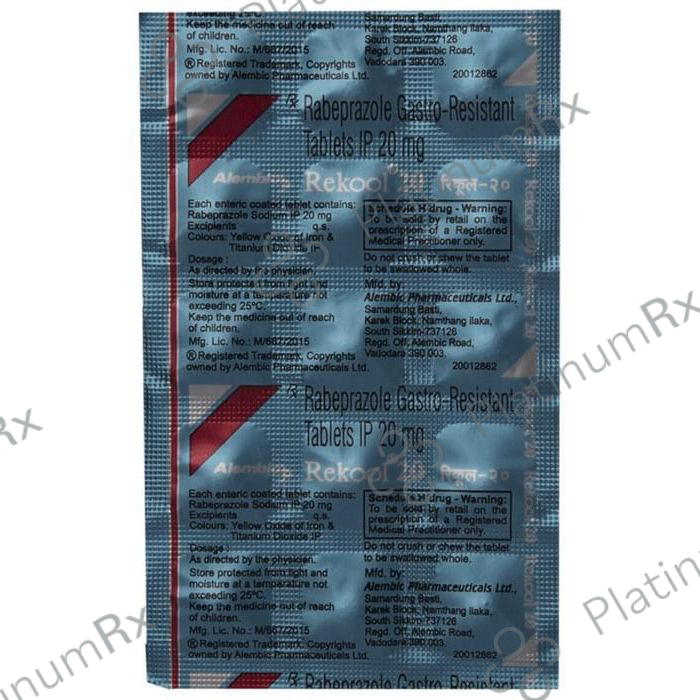 Rekool 20mg Tablet 15s