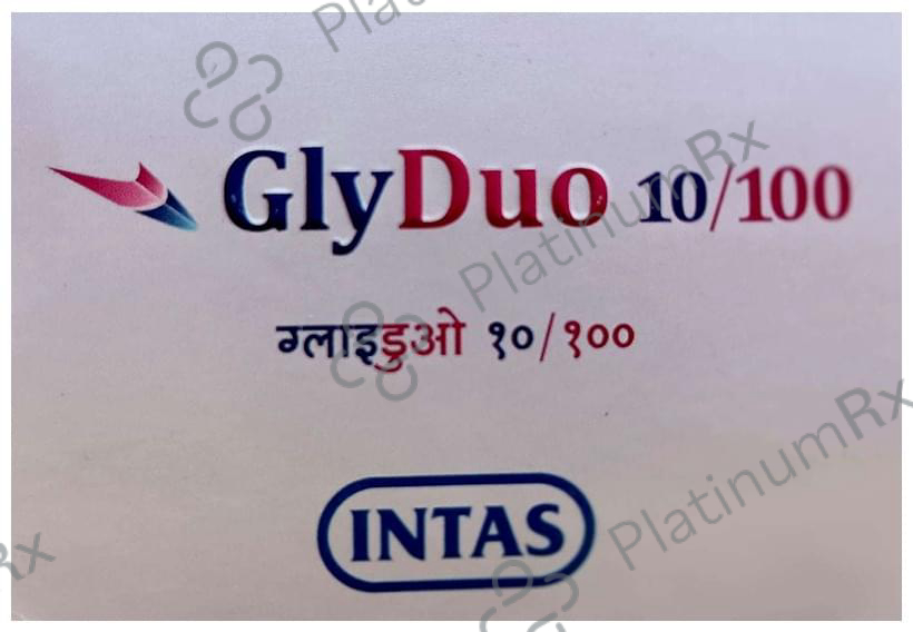 GlyDuo 10/100mg Tablet SR 10s