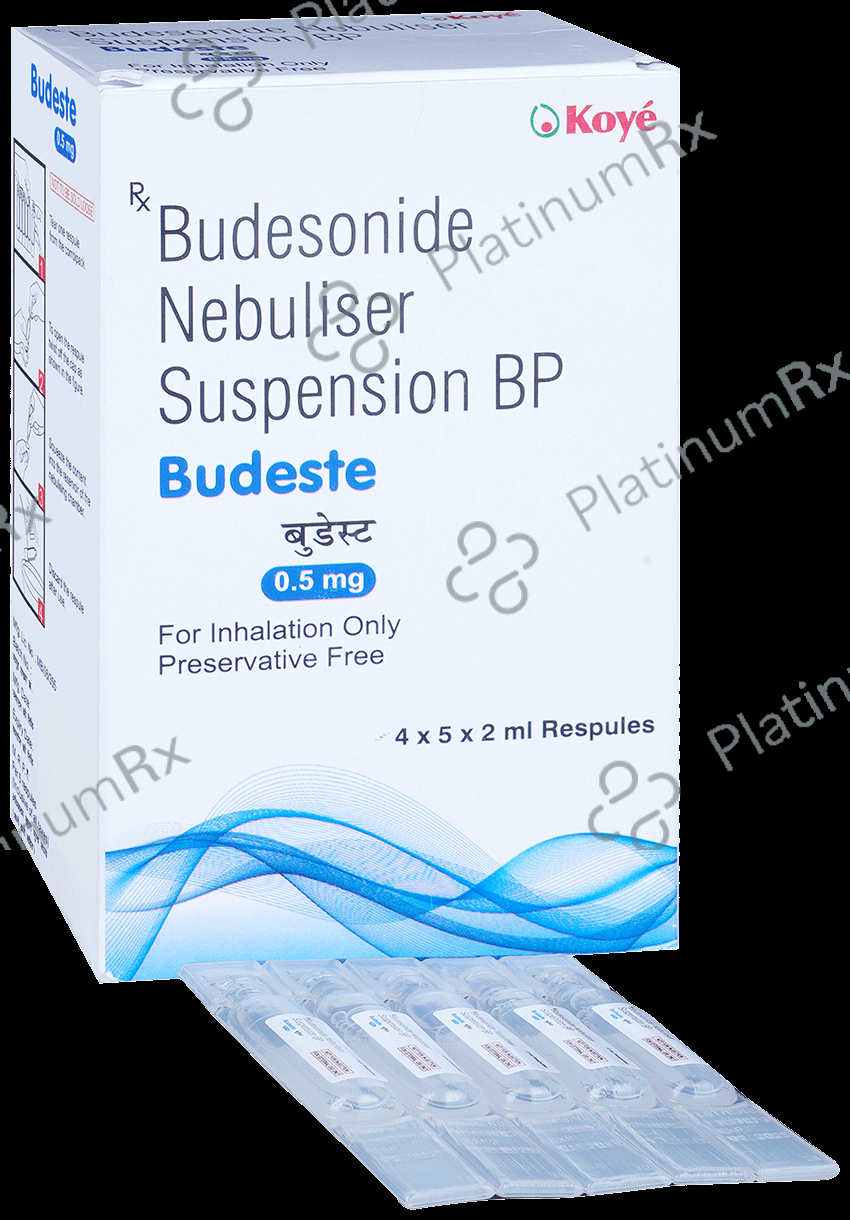 Budeste 0.5mg 2ml Respules 5s
