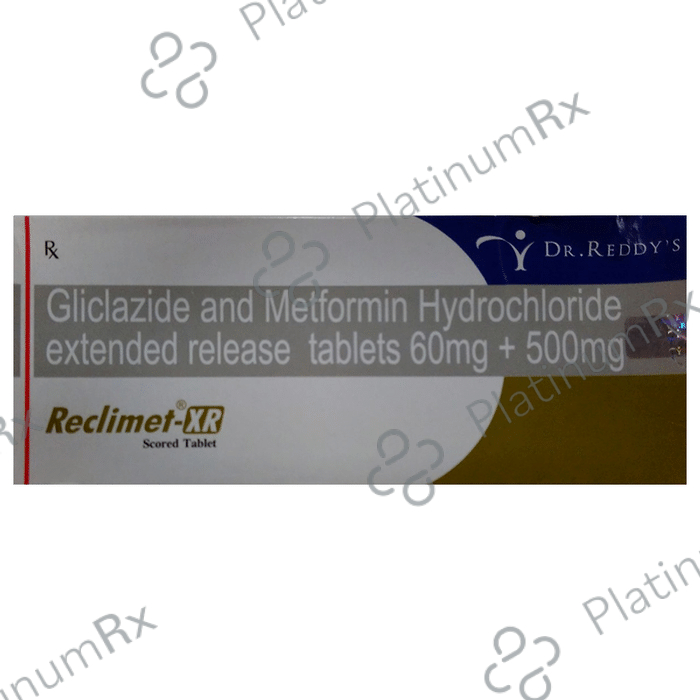 Reclimet XR 60/500mg Tablet XR 14s