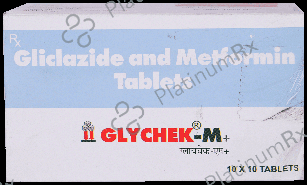 Glychek M Plus 40/500mg Tablet 10s