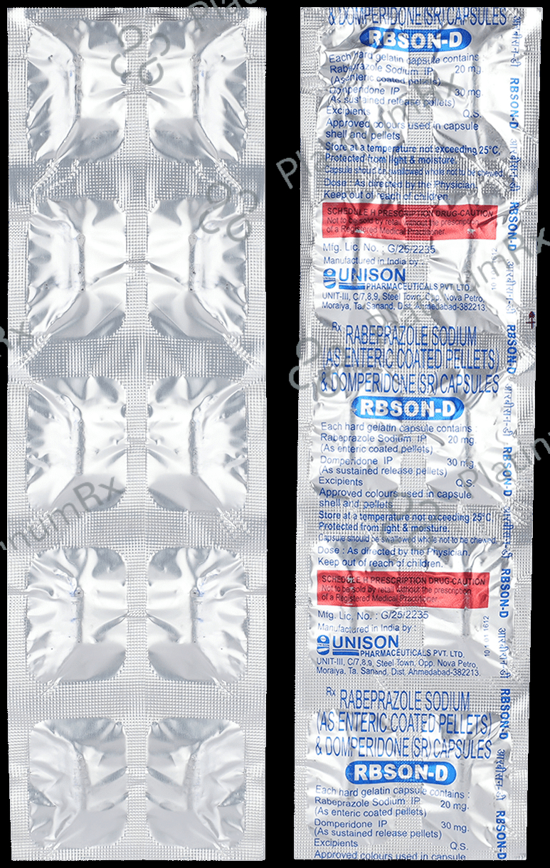 Rbson D 30/20mg Capsule SR 10s
