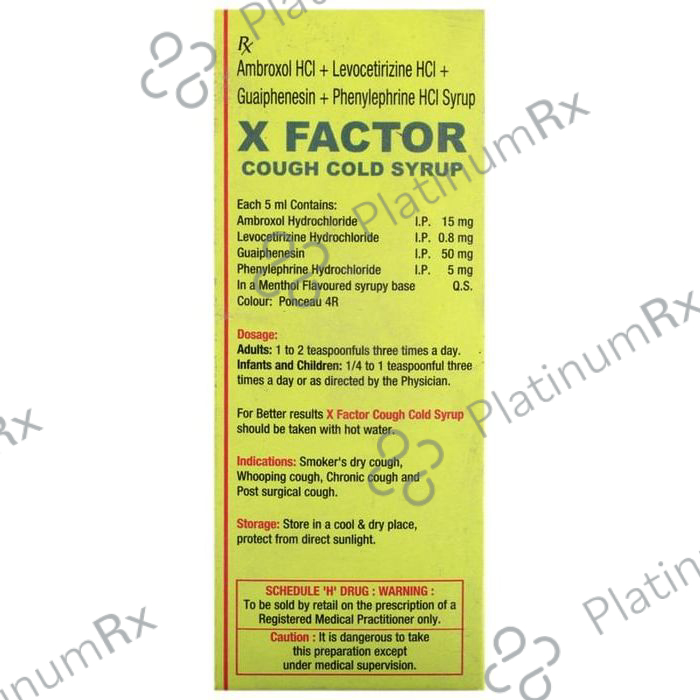 Xfactor Syrup