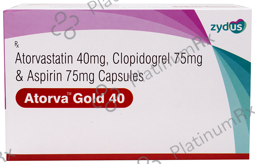 Atorva Gold 40/75/75mg Capsule 10s