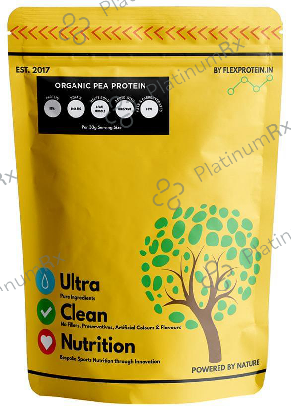 Flex Protein Organic Pea Protein Powder Raw Cocoa 1 kg