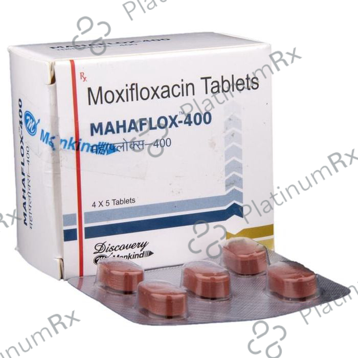 Mahaflox 400mg Tablet 5s