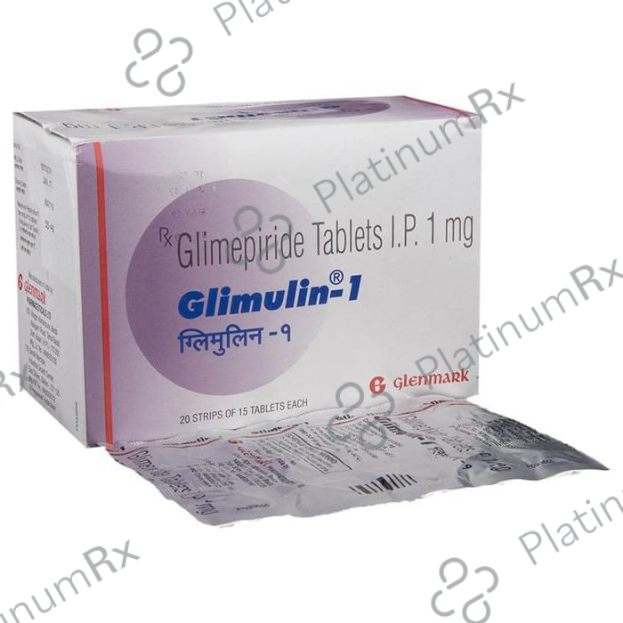 Glimulin 1mg Tablet 15s