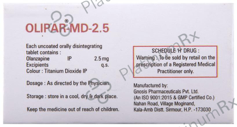 Olipar-MD 2.5 Tablet