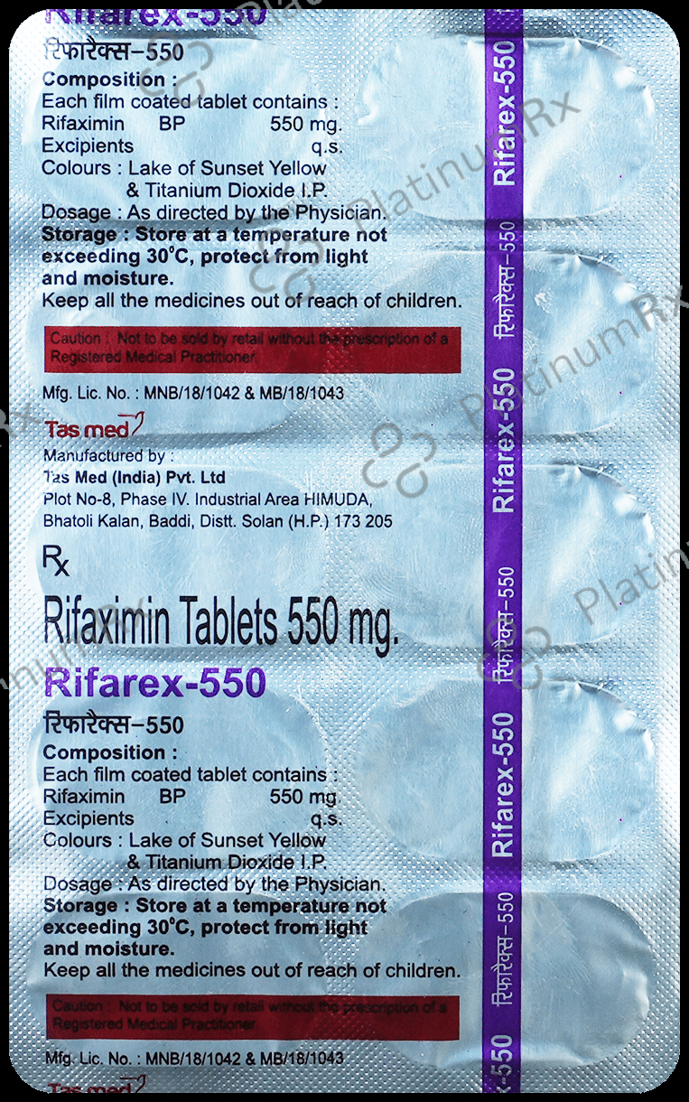 Rifarex 550mg Tablet