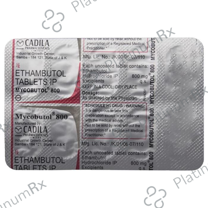 Mycobutol 800 Tablet