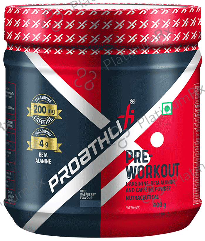 Proathlix Pre-Workout Powder Blue Raspberry