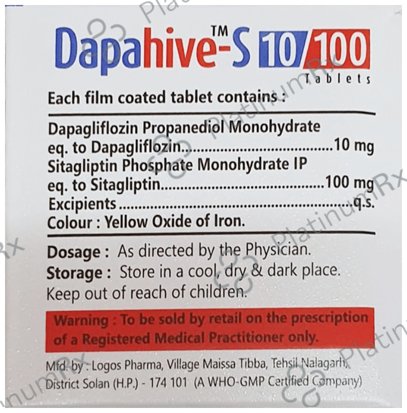 Dapahive-S 10/100 Tablet