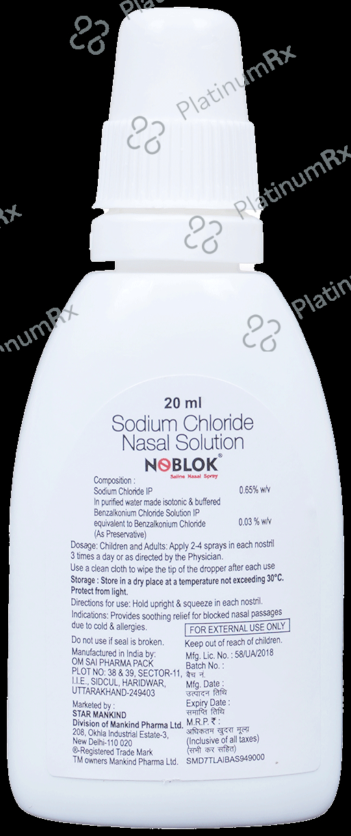 Noblok Nasal Spray