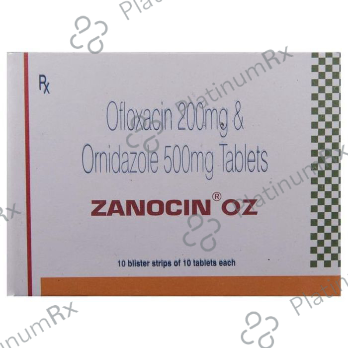 Zanocin OZ 200/500mg Tablet 10s