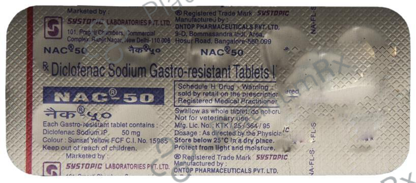 NAC 50mg Tablet 10s