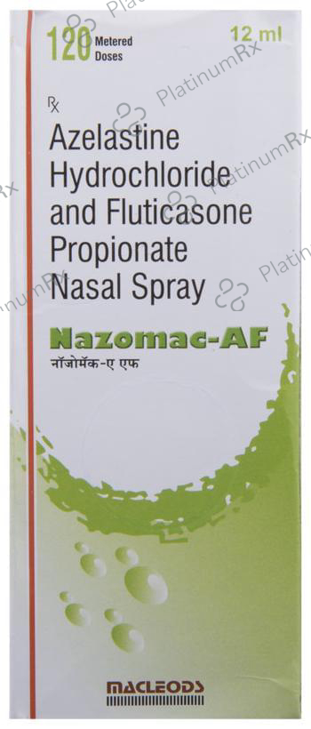Nazomac AF 140/50mcg Nasal Spray 12ml