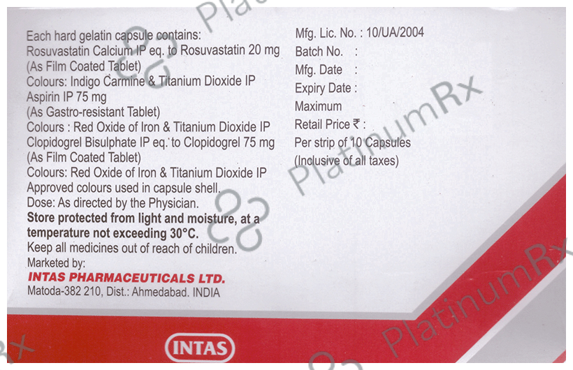 Preva Gold 20 Capsule 10 capsules