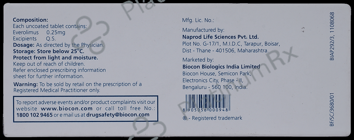 Advacan 0.25mg Tablet