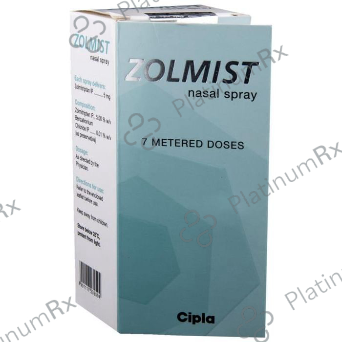 Zolmist 5mg Nasal Spray 7MDI